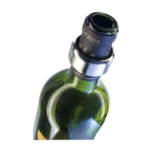 WineTaste wijngeschenkset 263667 met matstalen kelnermes en druppelvanger