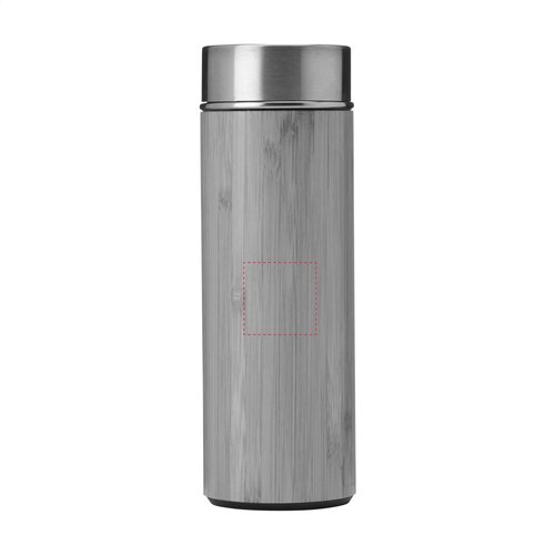 Thermosfles/thermosbeker Osaka 360 ml bamboe