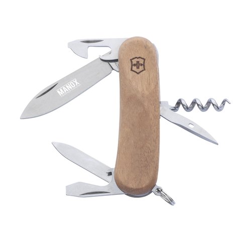 DeBle Victorinox Evowood 10 zakmes 874544 met logo graveren