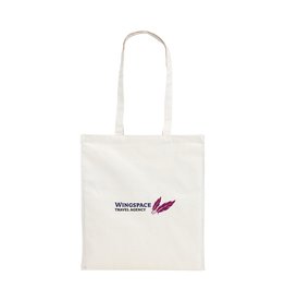 Natural Square Bag katoenen tas bedrukken met logo DeBle