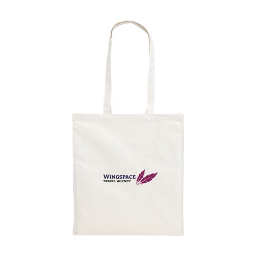 Natural Square Bag katoenen tas bedrukken met logo DeBle