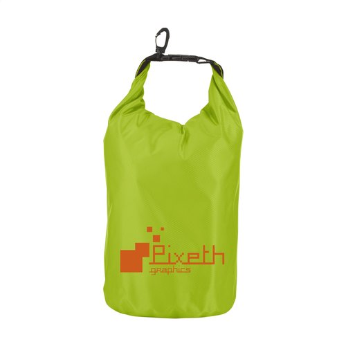 DeBle Drybag waterdichte tas 5 liter van ripstop polyester bedrukt met logo