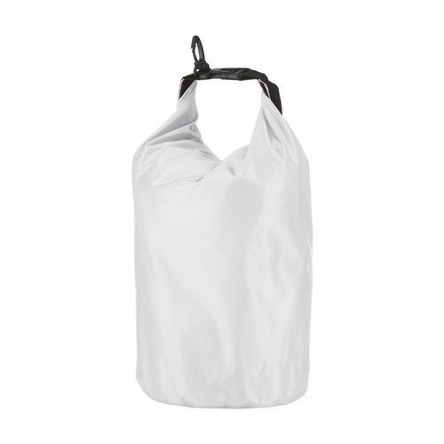 DeBle Drybag waterdichte tas 5 liter van ripstop polyester bedrukt met logo