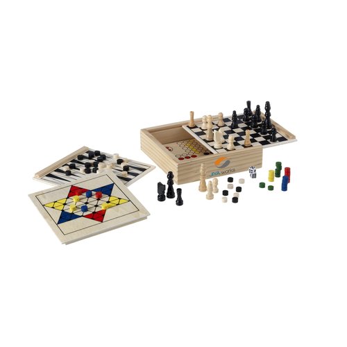 WoodGame 5-in-1 spel 4353 WoodGame 5-in-1 spel 4353