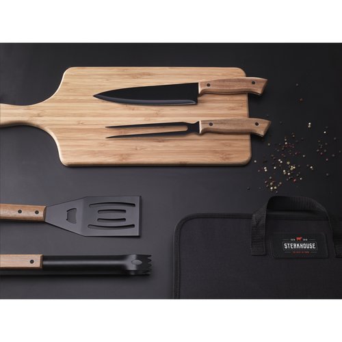 Barbecue relatiegeschenken bedrukken Asado BBQ-Set barbecueset 6317