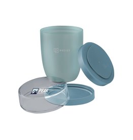 Mepal Isoleer Lunchpot Ellipse foodcontainer 500+200 ml – dubbelwandig RVS met twee lekvrije compartimenten