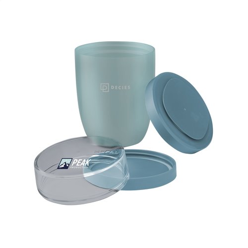 Mepal Isoleer Lunchpot Ellipse foodcontainer 500+200 ml – dubbelwandig RVS met twee lekvrije compartimenten