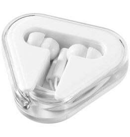 Rebel oordopjes met 3,5 mm audio-aansluiting in opbergdoosje bedrukken met logo