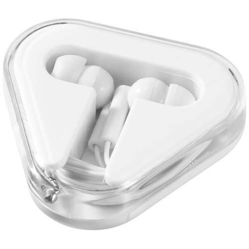 Rebel oordopjes met 3,5 mm audio-aansluiting in opbergdoosje bedrukken met logo