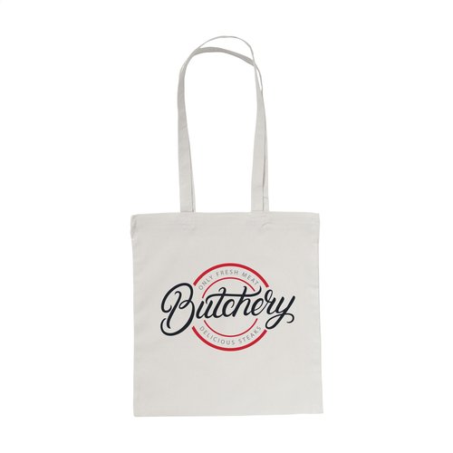 ShoppyBag (100 g/m²) lange hengsels winkeltas bedrukken met logo