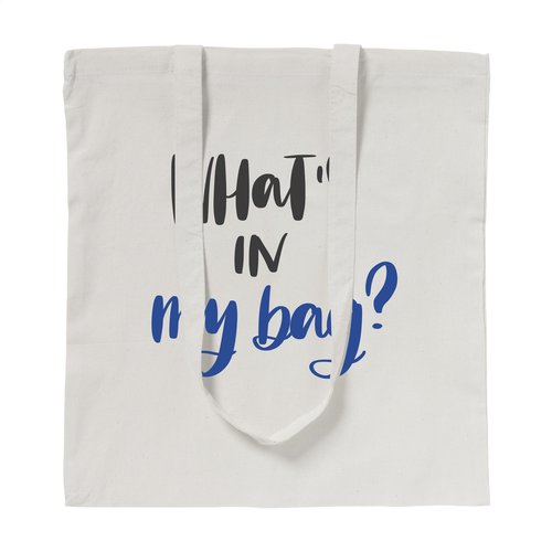 ShoppyBag (100 g/m²) lange hengsels winkeltas bedrukken met logo