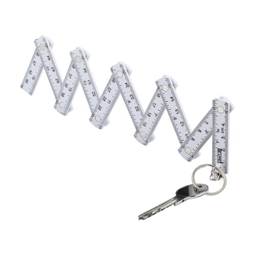 MiniMetric duimstok sleutelhanger 0,5 meter bedrukken met logo DeBle