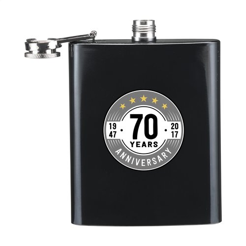 DeBle HipFlask RVS heupfles 200 ml 263694 bedrukt met logo