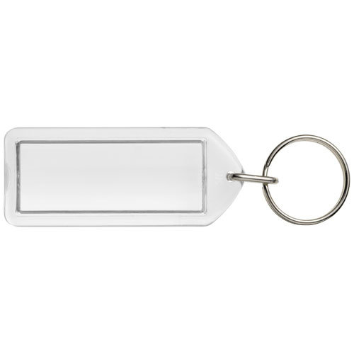 Stein heropenbare sleutelhanger met metalen clip