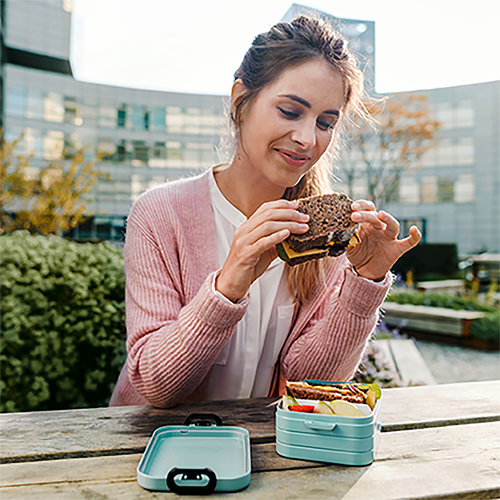 Mepal Lunchbox Take a Break midi 900 ml – ABS lunchbox met uitneembare verdeler, personaliseerbaar als relatiegeschenk