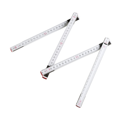 Metric WoodPro duimstok 2 meter bedrukken met logo DeBle