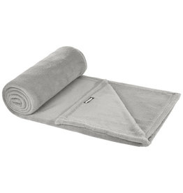 Lily RPET koraal fleece deken van gerecycled polyester met RPET draagtas en bedrukking