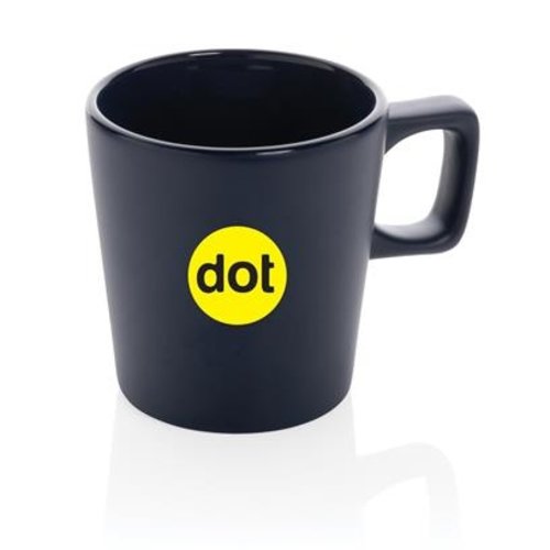 DeBle keramische moderne koffiemok 300 ml bedrukken met logo