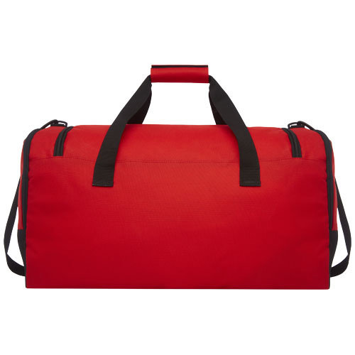Retrend RPET duffel bag van gerecycled polyester bedrukt met logo