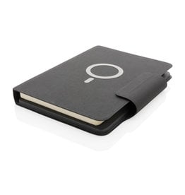 DeBle Artic Magnetic 10W Draadloos Oplaadbaar A5 Notitieboek P774.31 bedrukken met logo