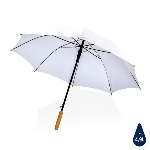 Impact AWARE RPET 190T auto open bamboe paraplu P850.657 Impact AWARE RPET 190T auto open bamboe paraplu P850.657