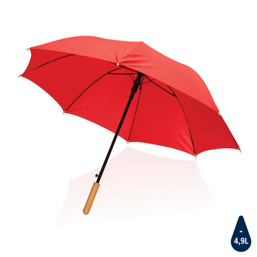 Impact AWARE RPET 190T auto open bamboe paraplu P850.657 Impact AWARE RPET 190T auto open bamboe paraplu P850.657