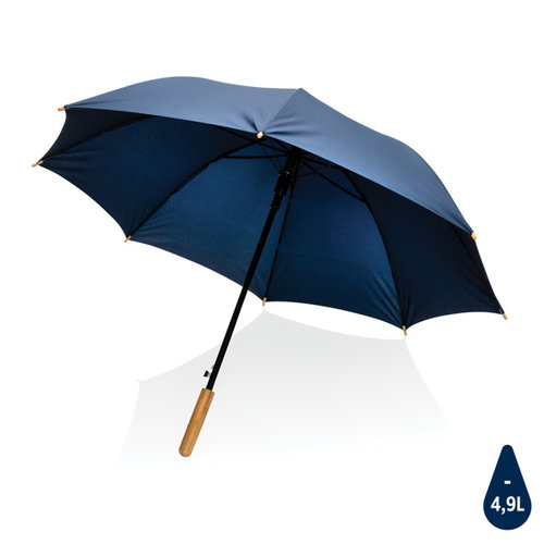 Impact AWARE RPET 190T auto open bamboe paraplu P850.657 Impact AWARE RPET 190T auto open bamboe paraplu P850.657