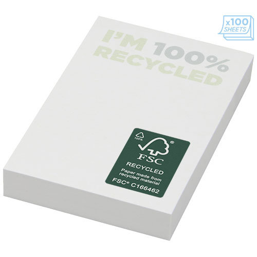Sticky-Mate® gerecyclede sticky notes 50 x 75 mm