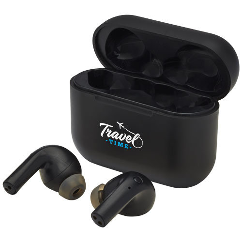 Braavos 2 True Wireless Bluetooth® oordopjes met draadloos oplaadbare laadcase bedrukken met logo