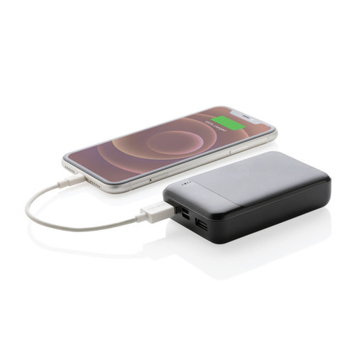 RCS standaard recycled plastic 10.000 mAh powerbank P322.661