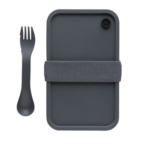 DéBlé PP lunchbox met spork P269.59 bedrukt met logo