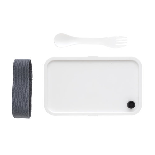 DéBlé PP lunchbox met spork P269.59 bedrukt met logo