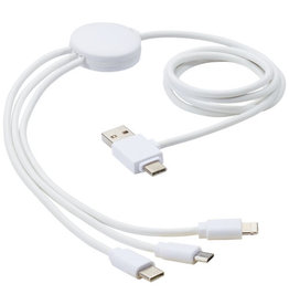 Pure 5-in-1 oplaadkabel met antibacterieel additief