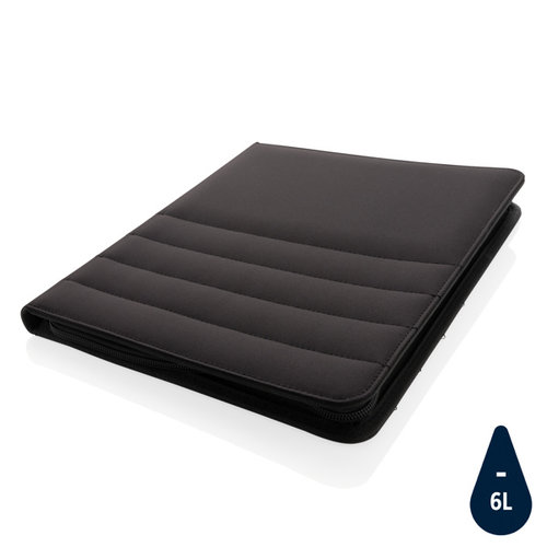 DeBle Impact AWARE RPET A4 portfolio met rits P77416 bedrukken met logo