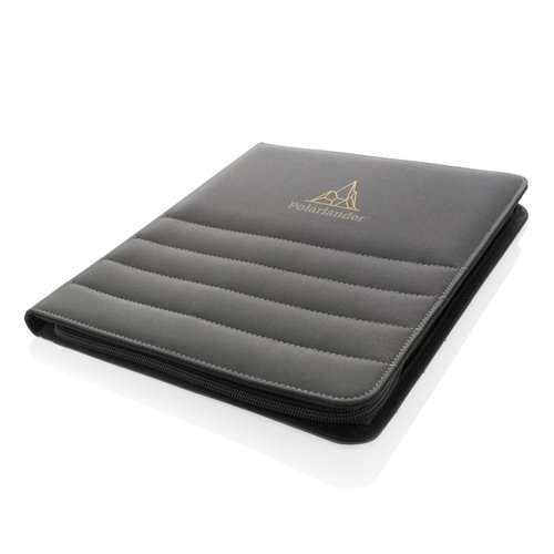 DeBle Impact AWARE RPET A4 portfolio met rits P77416 bedrukken met logo