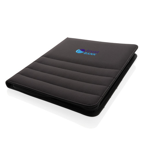DeBle Impact AWARE RPET A4 portfolio met rits P77416 bedrukken met logo