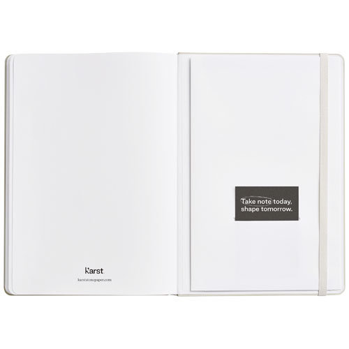 DéBlé Karst A5 stone paper notitieboek 10779002 bedrukt met logo
