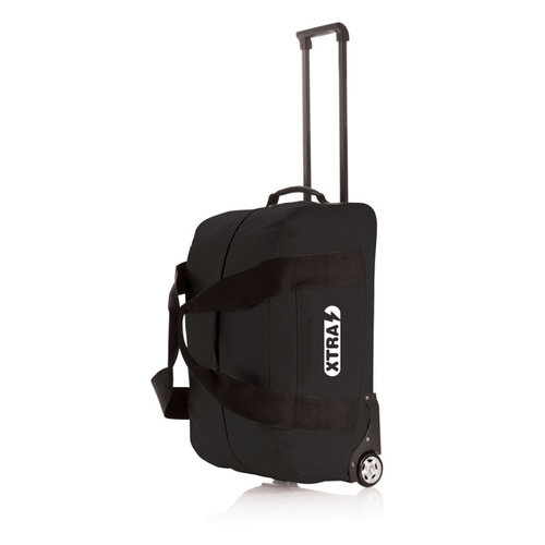 Basic weekend trolley met logo voor zakelijke reizen en weekendtrips