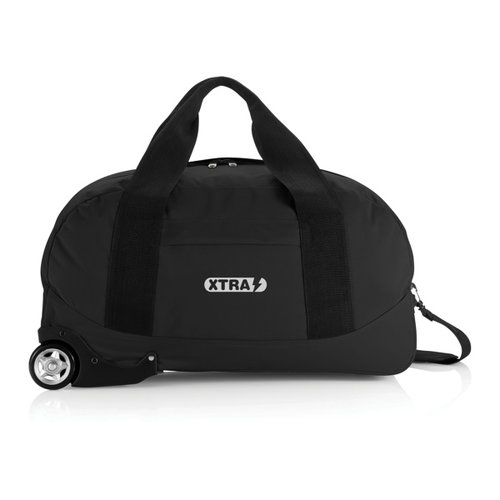 Basic weekend trolley met logo voor zakelijke reizen en weekendtrips