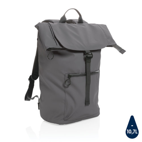 Impact AWARE waterbestendige laptop rugzak P762.90 met logo bedrukking DeBle duurzame rugzak relatiegeschenk NL BE