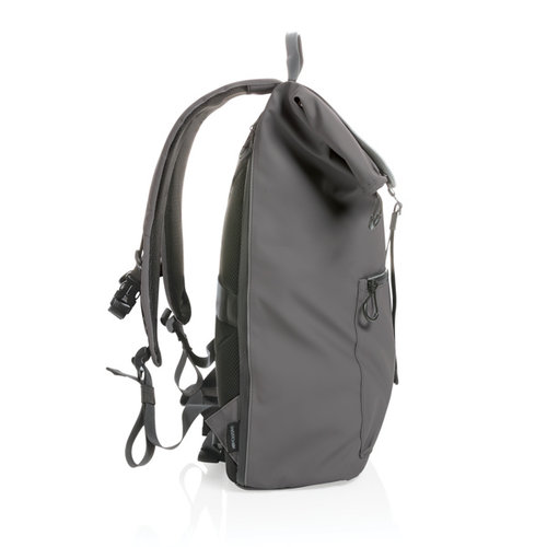 Impact AWARE waterbestendige laptop rugzak P762.90 met logo bedrukking DeBle duurzame rugzak relatiegeschenk NL BE