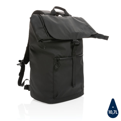Impact AWARE waterbestendige laptop rugzak P762.90 met logo bedrukking DeBle duurzame rugzak relatiegeschenk NL BE