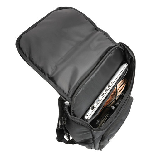 Swiss Peak AWARE™ Voyager 15,6 inch laptoprugzak bedrukt met bedrijfslogo