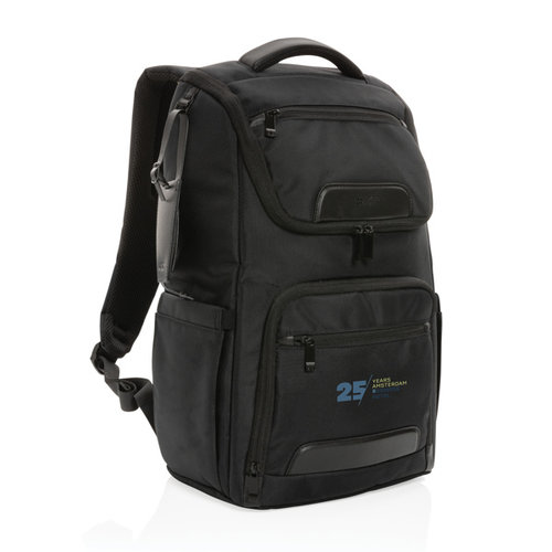 Swiss Peak AWARE™ Voyager 15,6 inch laptoprugzak bedrukt met bedrijfslogo