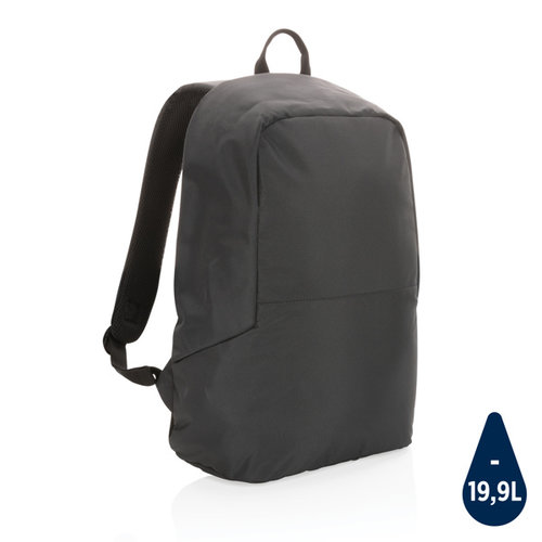 Impact AWARE™ RPET standaard anti-diefstal rugzak bedrukken met logo