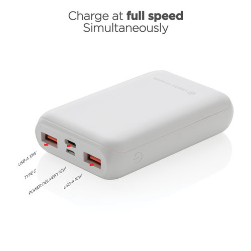 DeBle Urban Vitamin Alameda Powerbank 10.000 mAh 18 W P322.70 bedrukken met logo