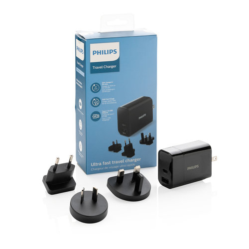 Philips 30W ultra snelle reisadapter set P301.181 Philips 30W ultra snelle reisadapter set P301.181