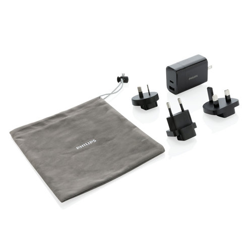 Philips 30W ultra snelle reisadapter set P301.181 Philips 30W ultra snelle reisadapter set P301.181