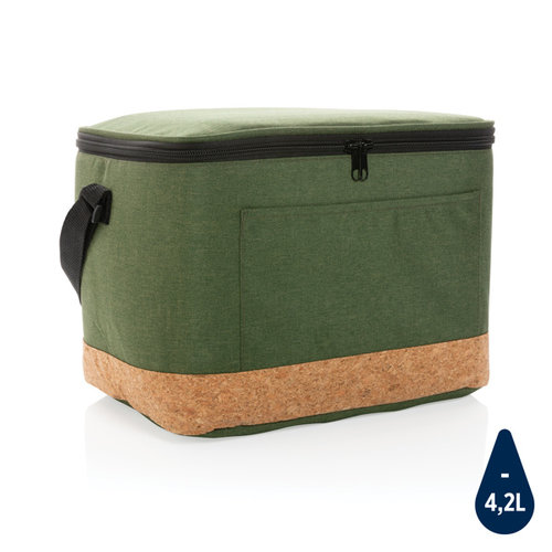 Impact AWARE™ XL RPET two tone koeltas met kurken detail P422.357 Impact AWARE™ XL RPET two tone koeltas met kurken detail P422.357