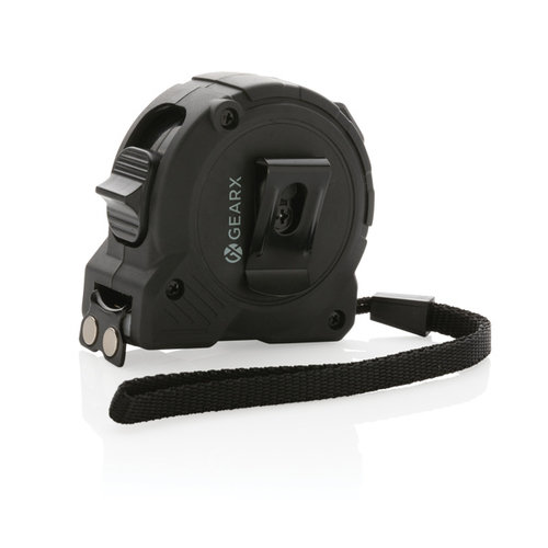 DeBle Gear X 5 meter meetlint met magnetische haak bedrukken met logo